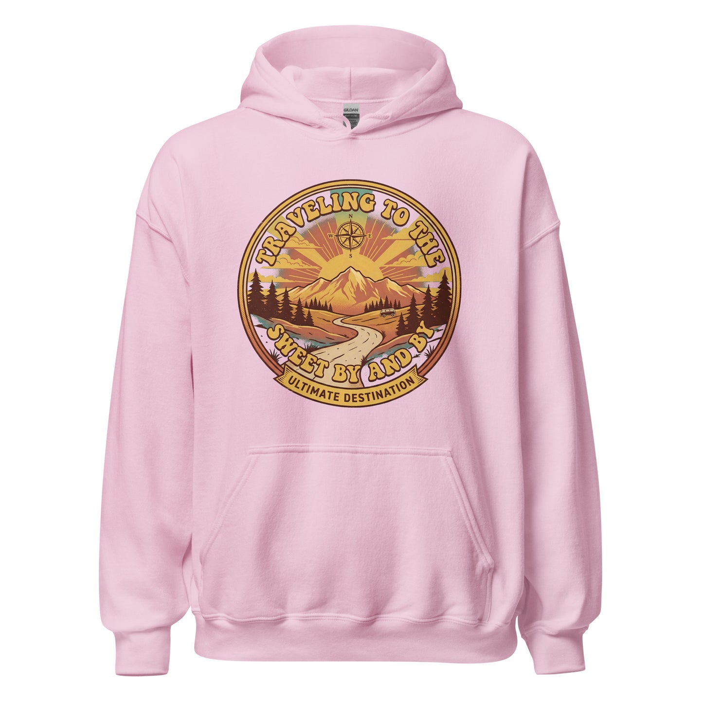 Traveling to the Sweet Bye and Bye Ultimate Destination Christian Hoodie
