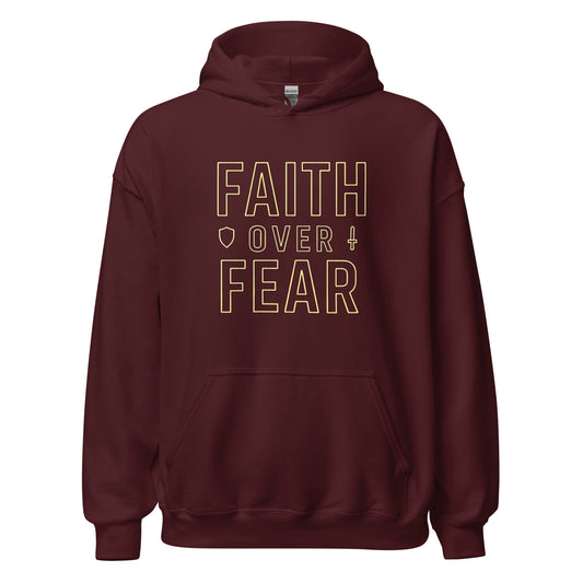 Faith over Fear Christian hoodie
