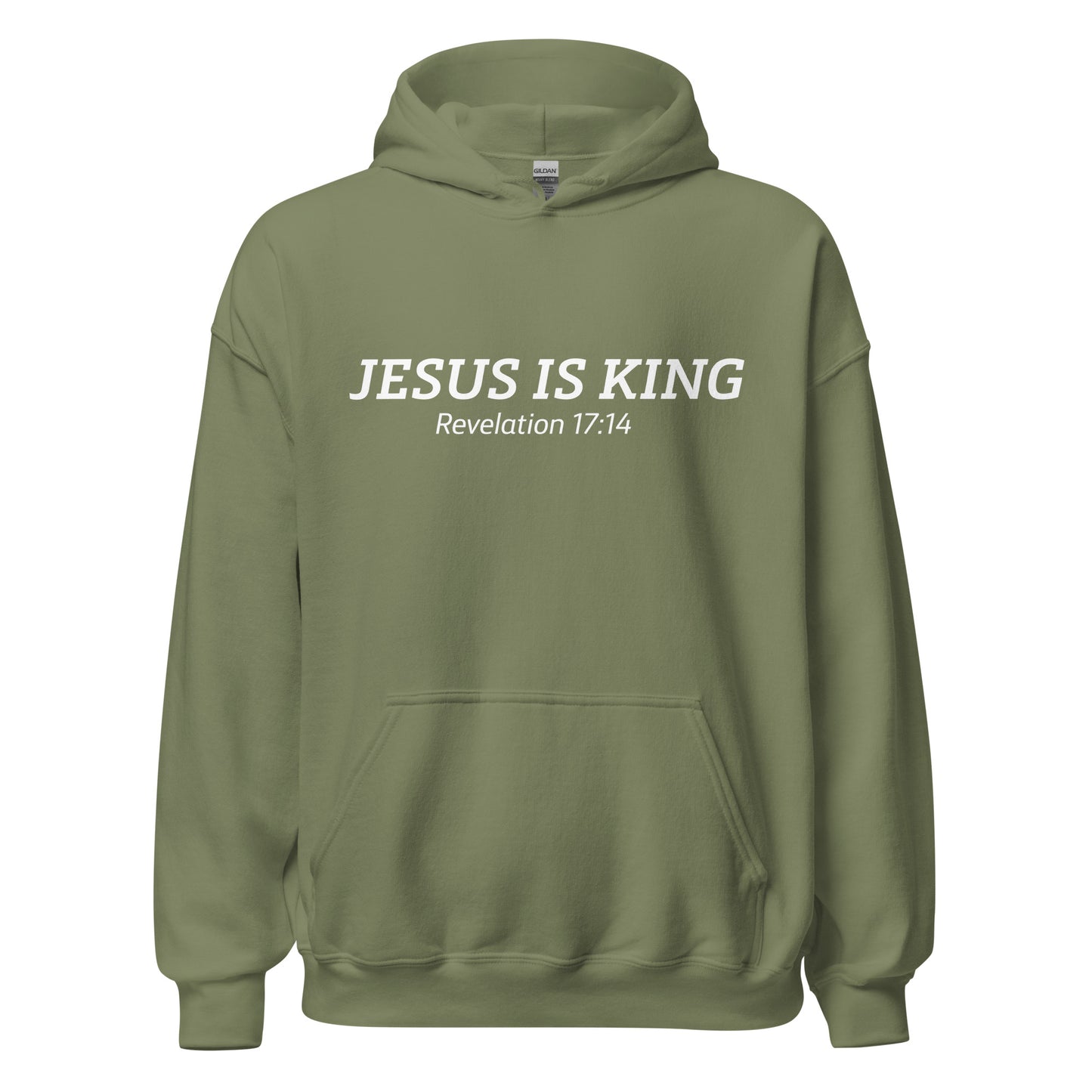  Jesus is King Christian Hoodie  Revelation 17:14
