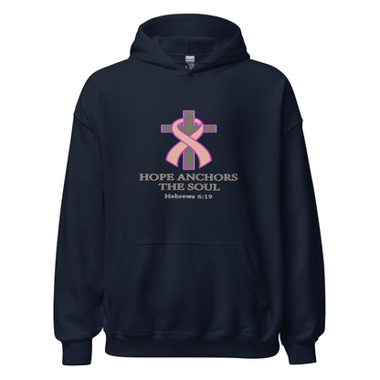 Hope Anchors the Soul Cancer Awareness Hoodie