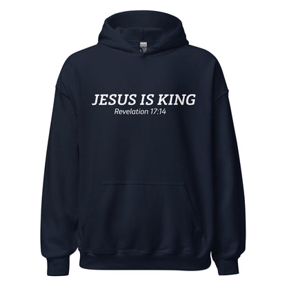  Jesus is King Christian Hoodie  Revelation 17:14