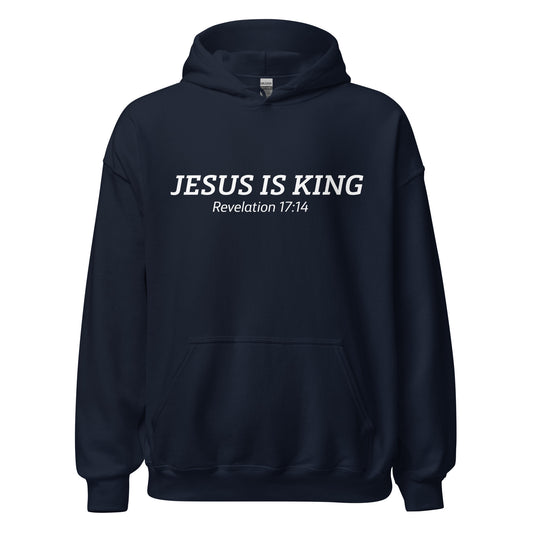  Jesus is King Christian Hoodie  Revelation 17:14