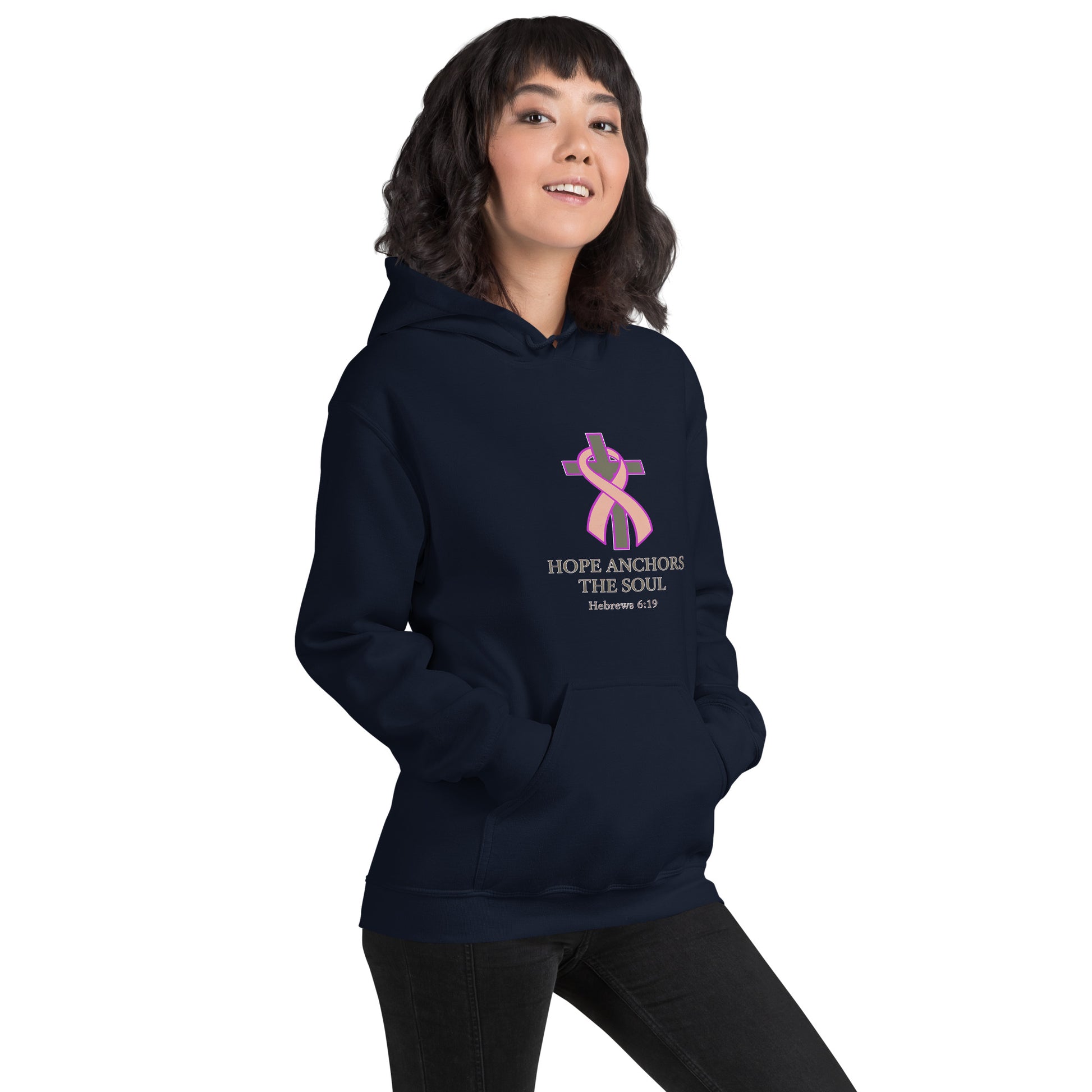 Hope Anchors the Soul Cancer Awareness Hoodie