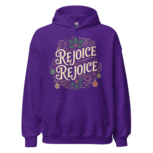 Rejoice Christian Christmas Hoodie