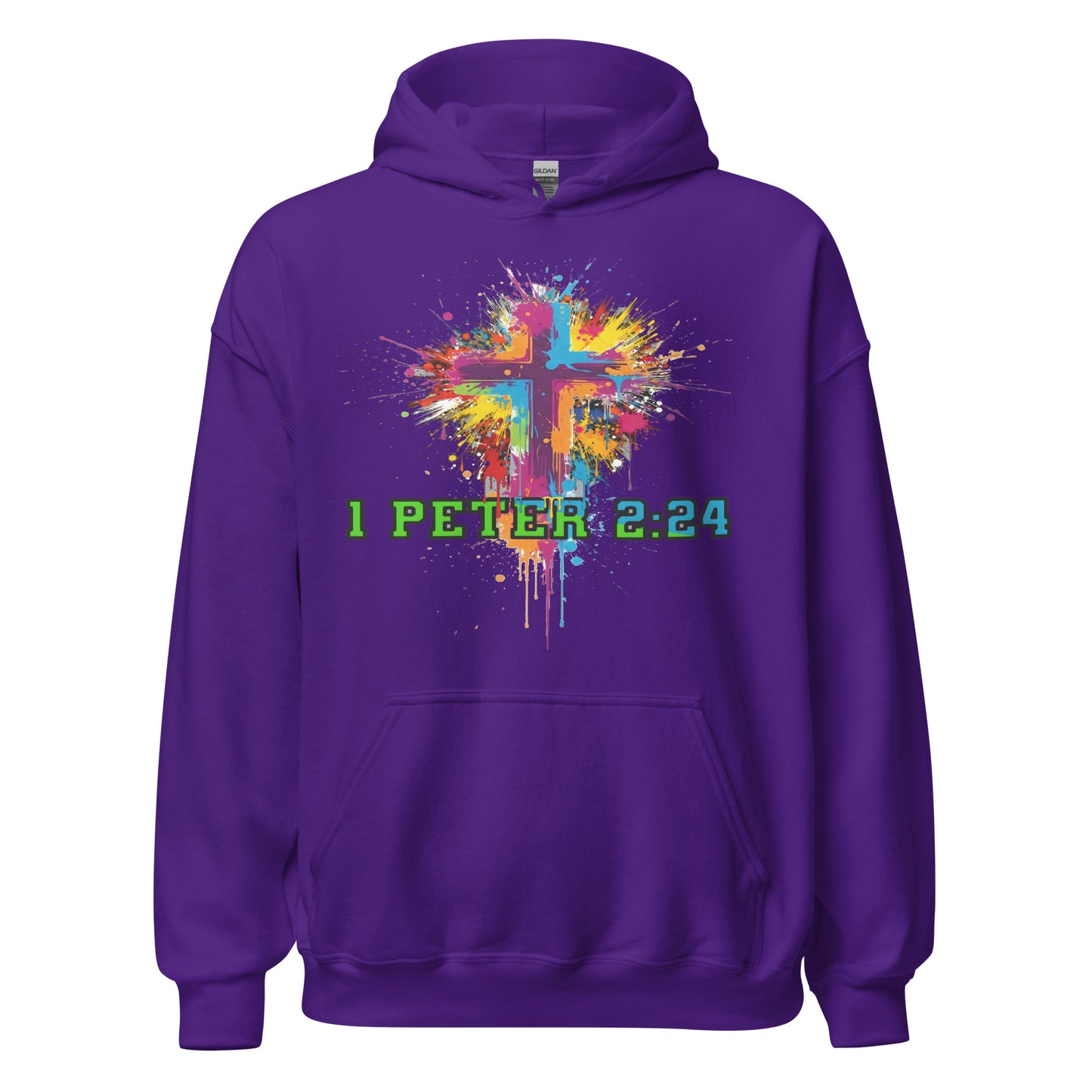 1 Peter 2:24 Christian hoodie