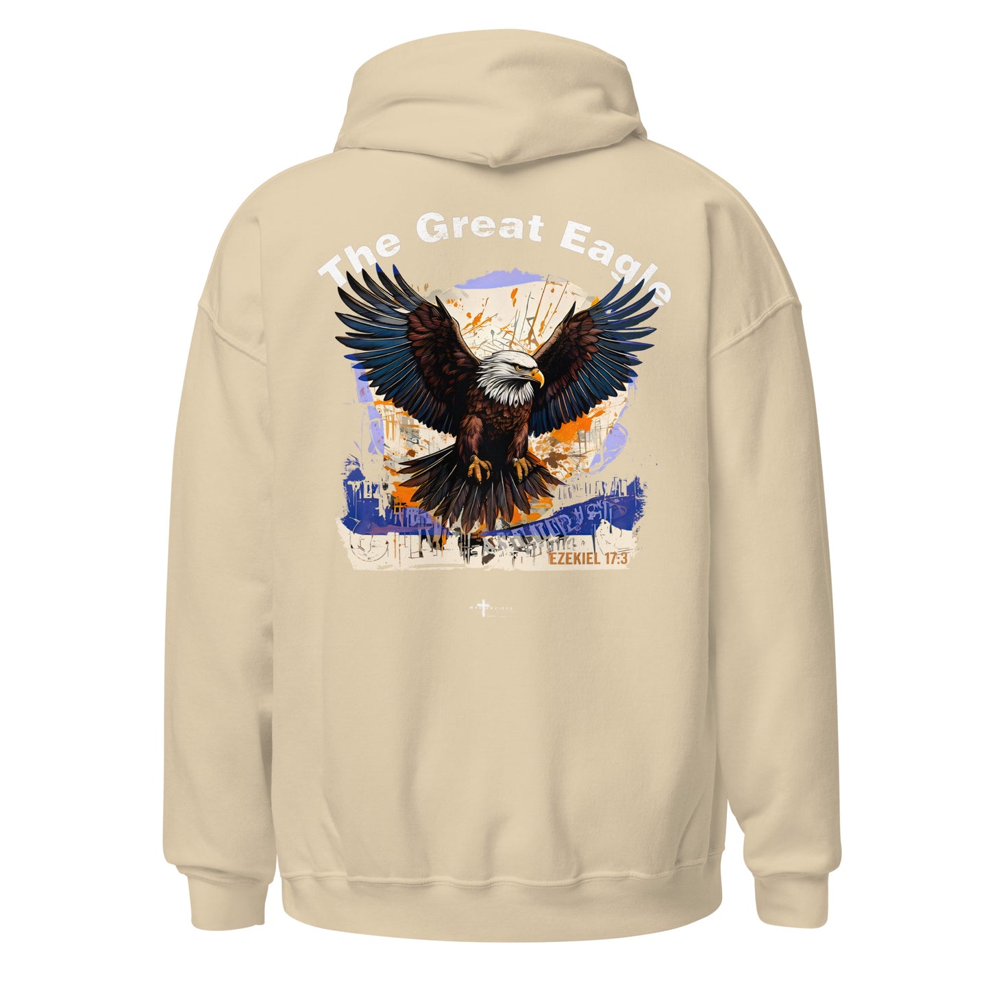 The Great Eagle Hoodie  Christian Bible Verse Hoodie