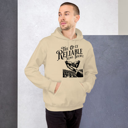 The Only Reliable News Hoodie  Christian Bible Verse Hoodie