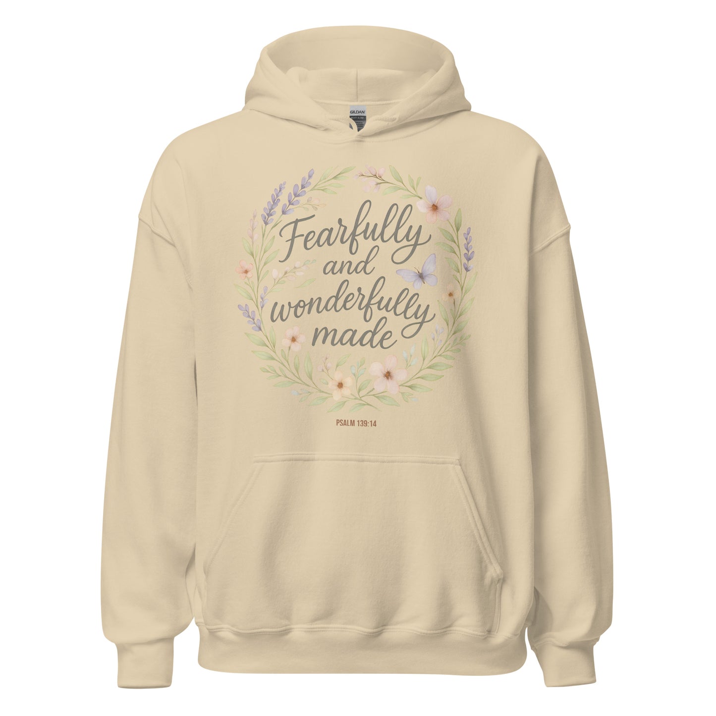 Fearfully and Wonderfully Made Christian hoodie