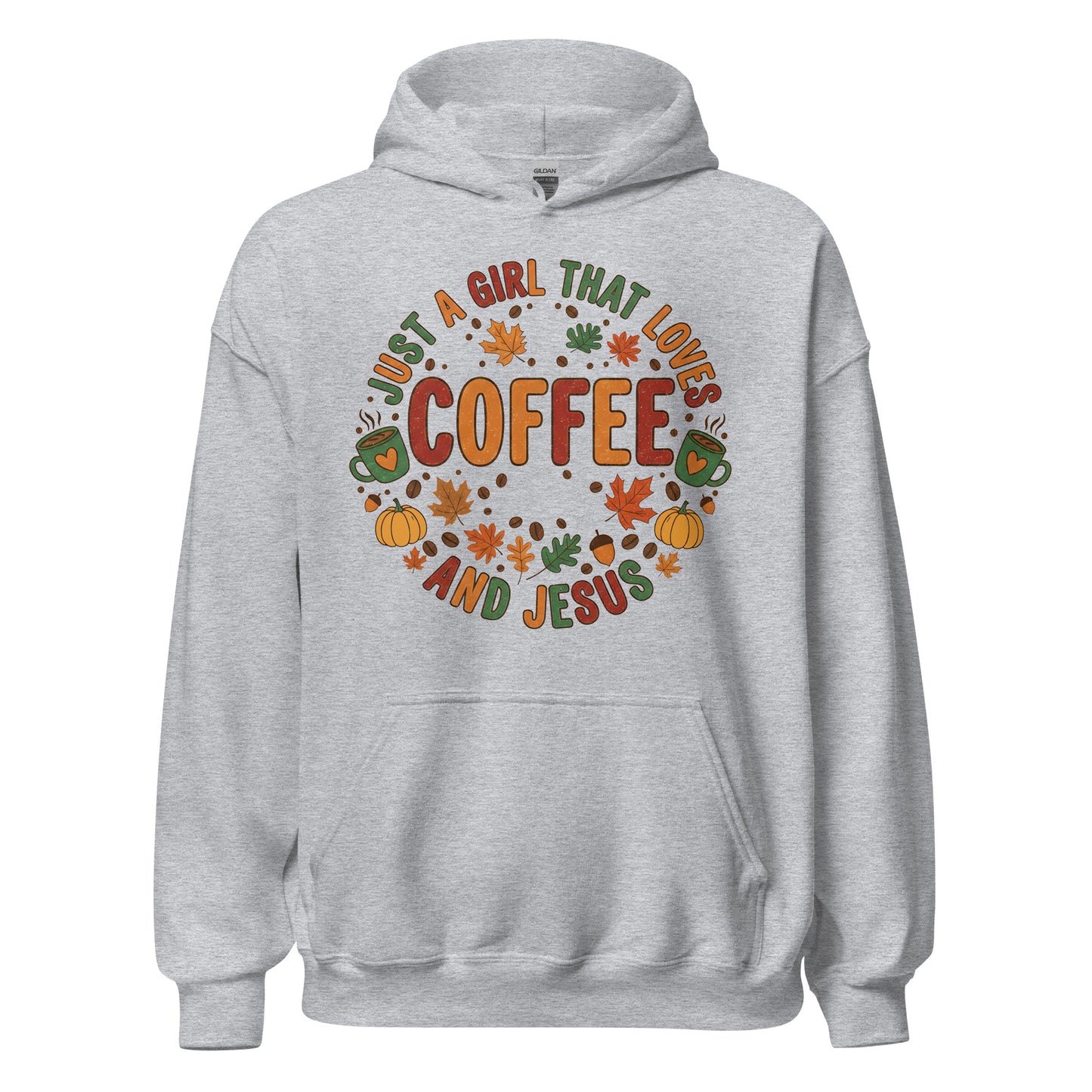  Just a Girl who loves Coffee and Jesus Christian hoodie 