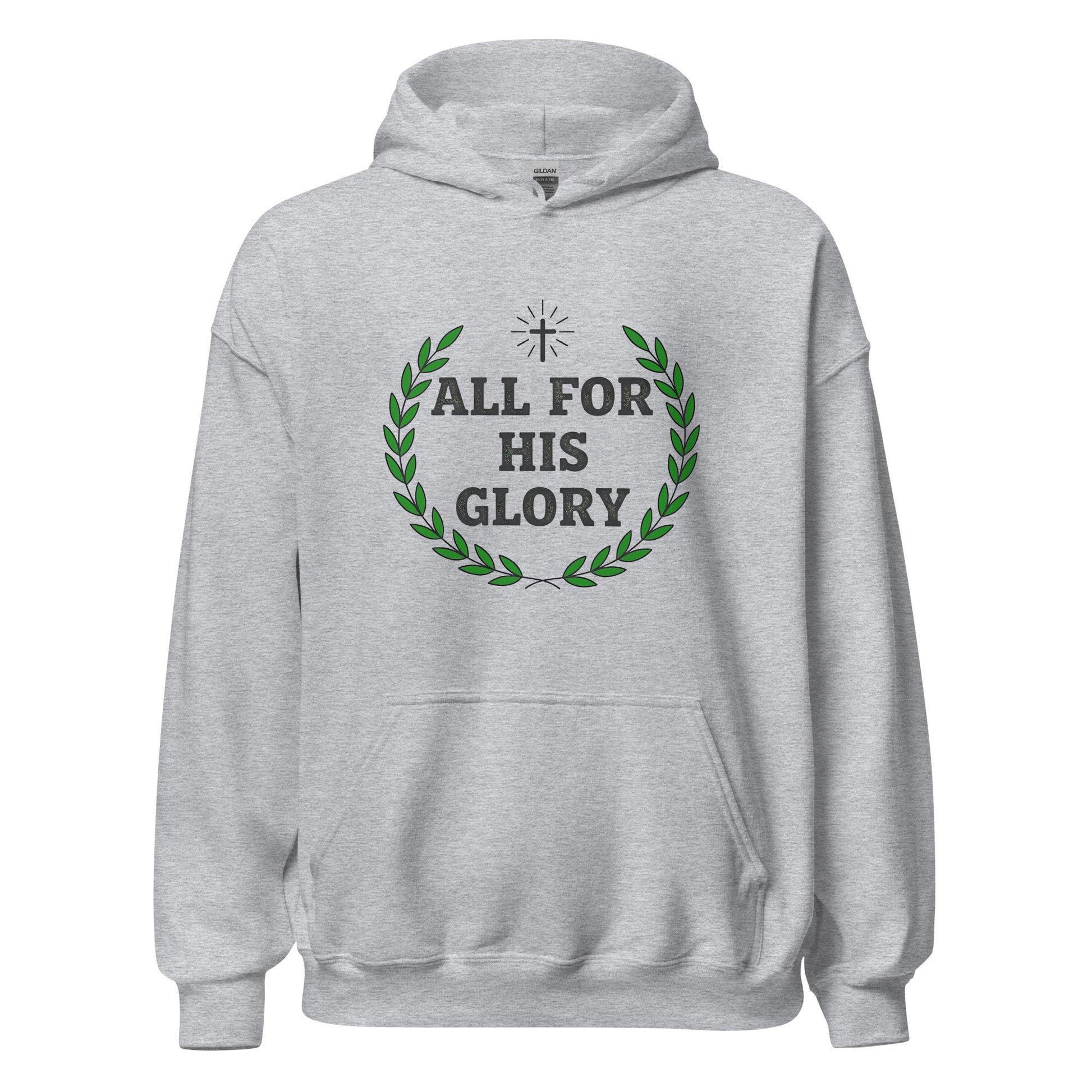 All for His Glory Christian hoodie