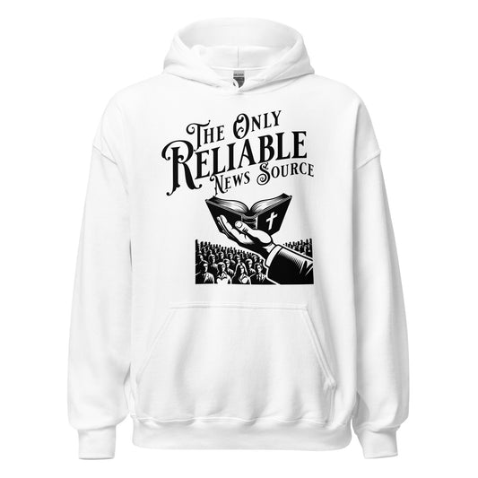 The Only Reliable News Hoodie  Christian Bible Verse Hoodie
