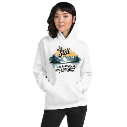 Be Still Hoodie  Christian Bible Verse Hoodie