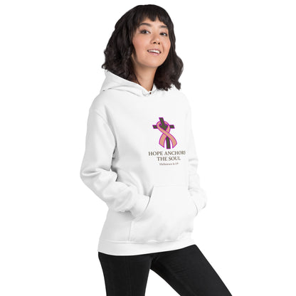 Hope Anchors the Soul Cancer Awareness Hoodie