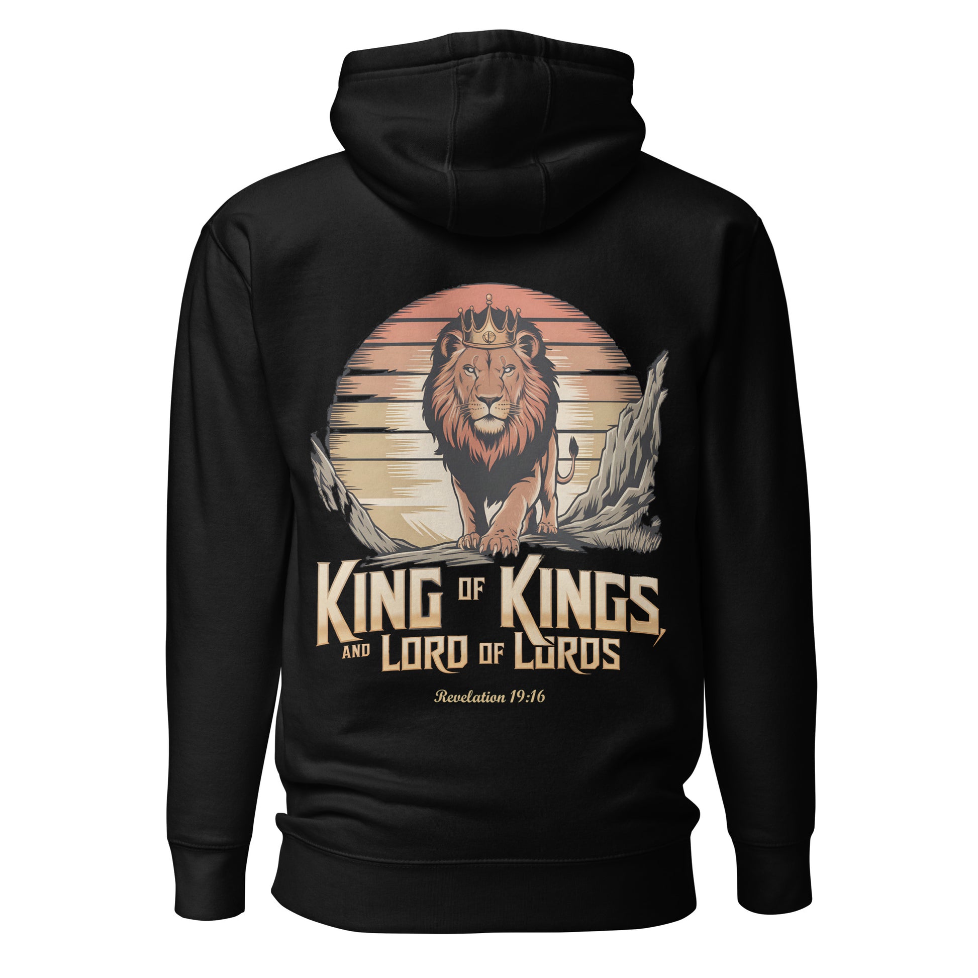 King of Kings Premium Hoodie  Christian Bible Verse Premium Hoodie