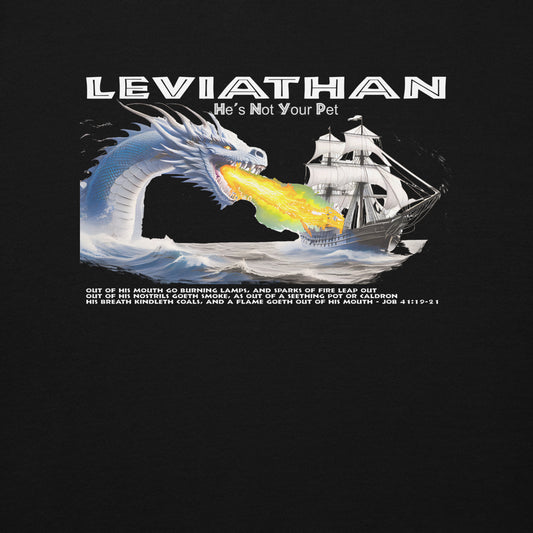 Levithan Premium Hoodie  Christian Bible Verse Premium Hoodie
