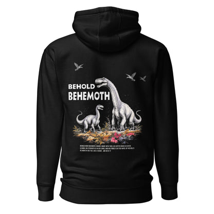 Behold Behemoth Premium Hoodie  Christian Bible Verse Premium Hoodie