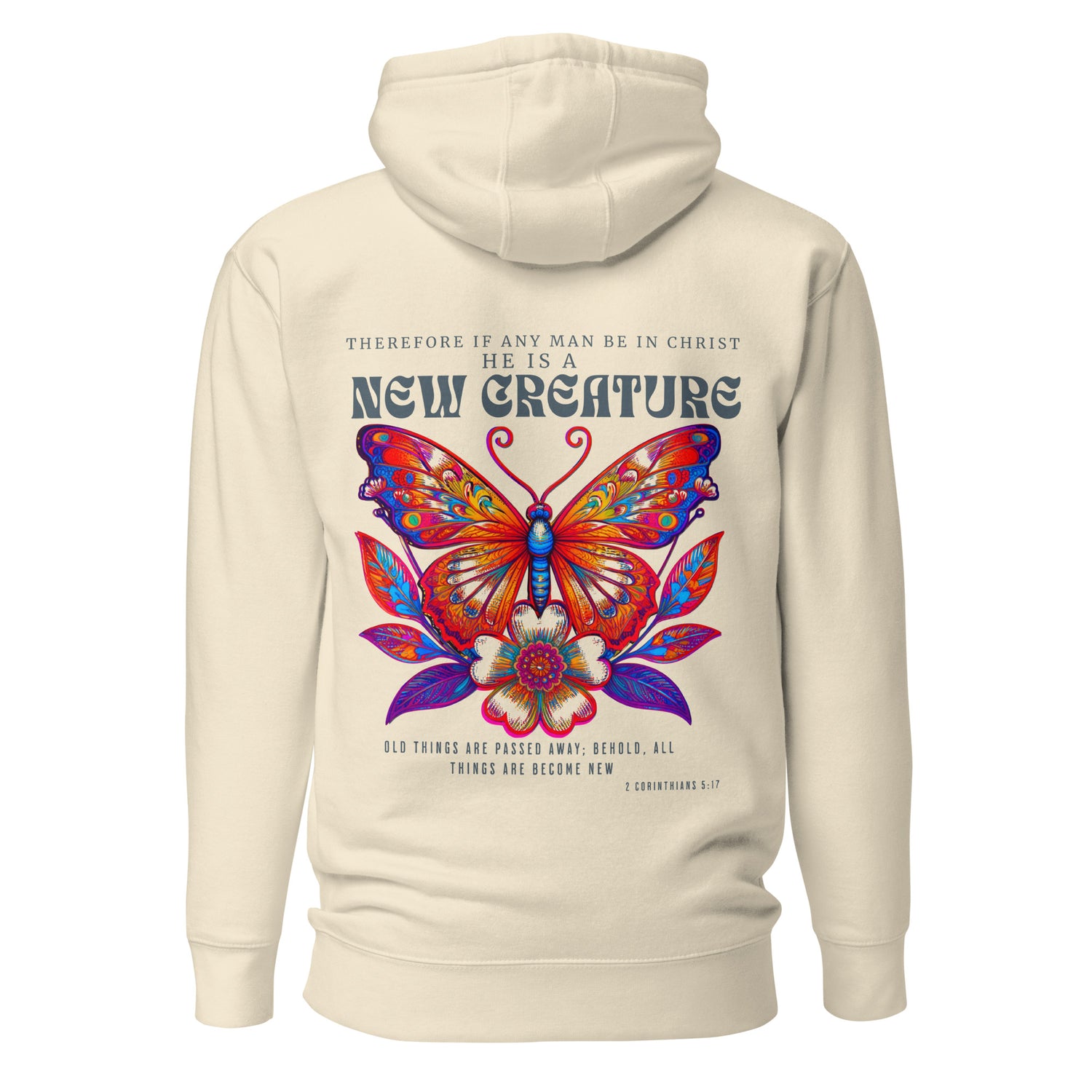 New Creature Premium Hoodie  Christian Bible Verse T-Shirt