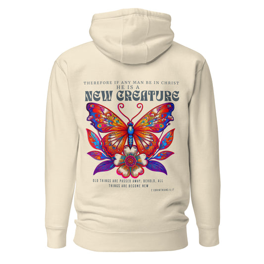 New Creature Premium Hoodie  Christian Bible Verse T-Shirt