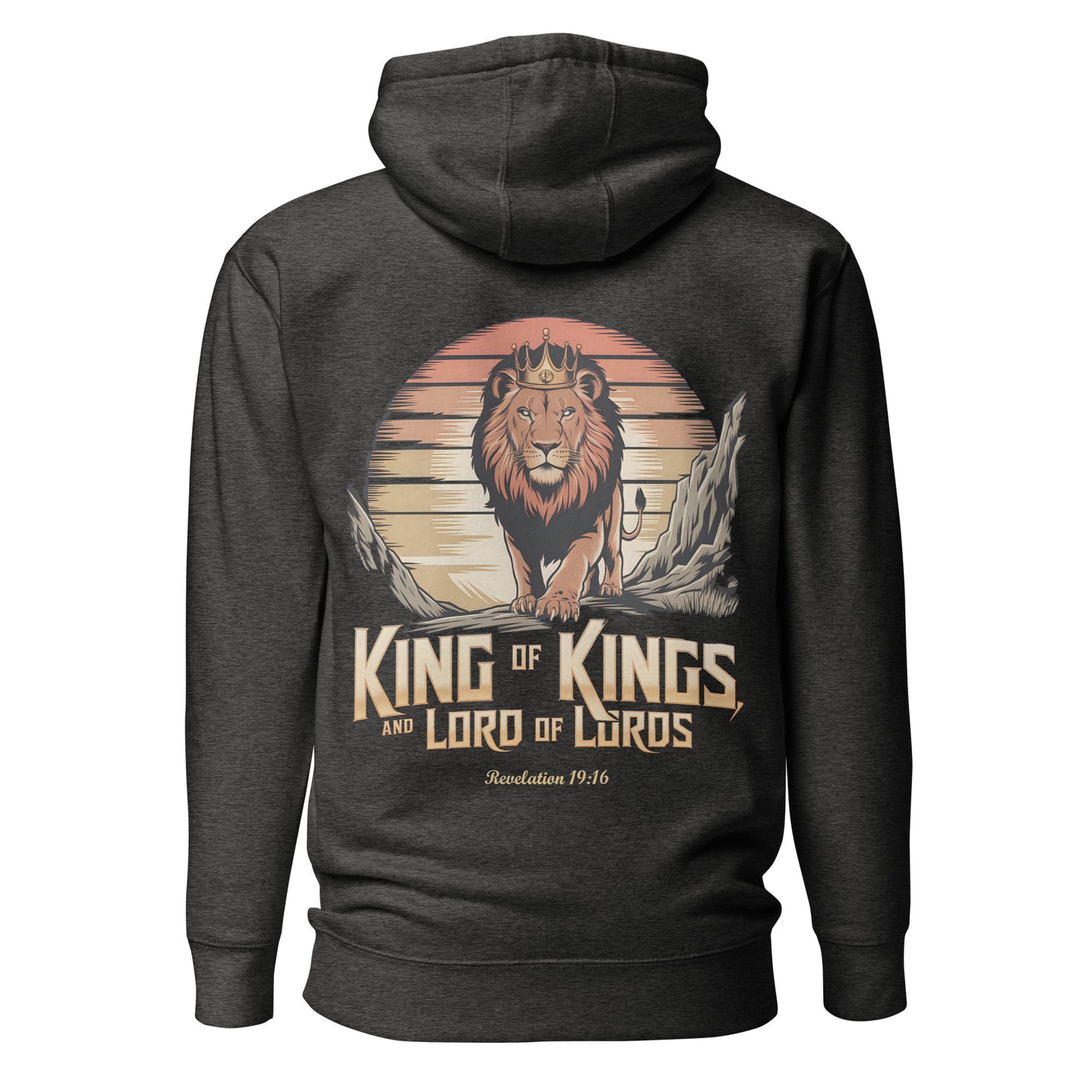 King of Kings Premium Hoodie  Christian Bible Verse Premium Hoodie