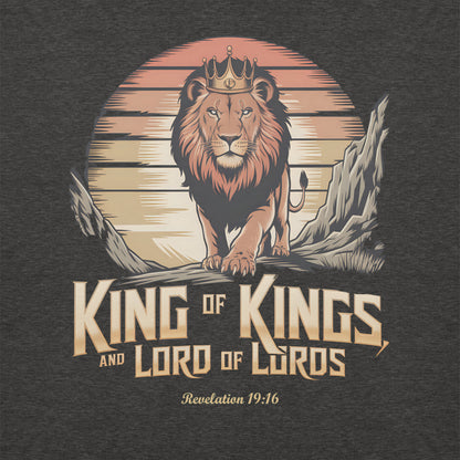 King of Kings Premium Hoodie  Christian Bible Verse Premium Hoodie