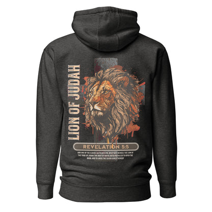 Lion of Judah Premium Hoodie  Christian Bible Verse Premium Hoodie