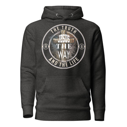 Jesus The Way The Truth Premium Hoodie  Christian Bible Verse Premium Hoodie