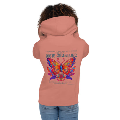 New Creature Premium  Christian Bible Verse Hoodie
