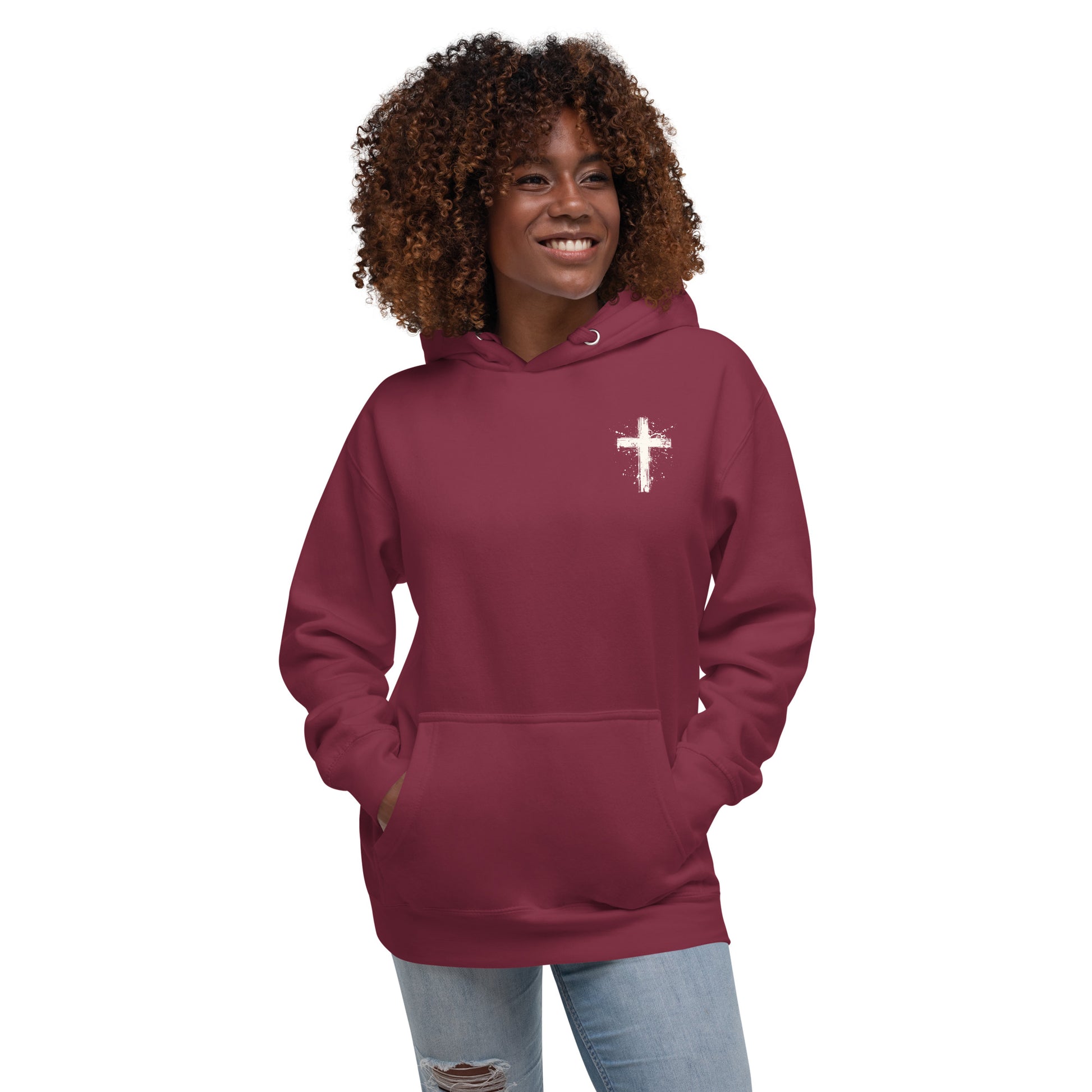 Lion of Judah Premium Hoodie  Christian Bible Verse Premium Hoodie