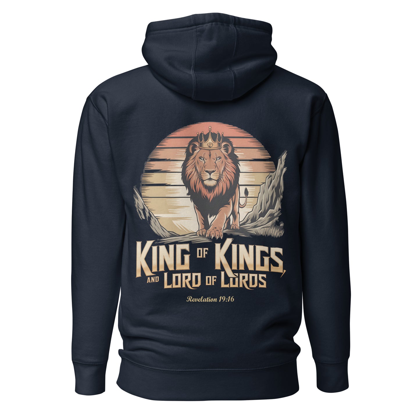 King of Kings Premium Hoodie  Christian Bible Verse Premium Hoodie