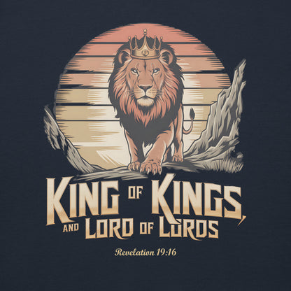 King of Kings Premium Hoodie  Christian Bible Verse Premium Hoodie