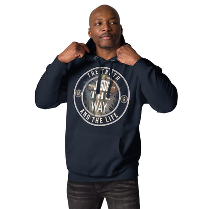 Jesus The Way The Truth Premium Hoodie  Christian Bible Verse Premium Hoodie