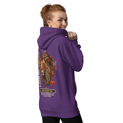 Lion of Judah Premium Hoodie  Christian Bible Verse Premium Hoodie