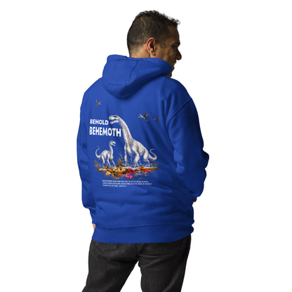 Behold Behemoth Premium Hoodie  Christian Bible Verse Premium Hoodie