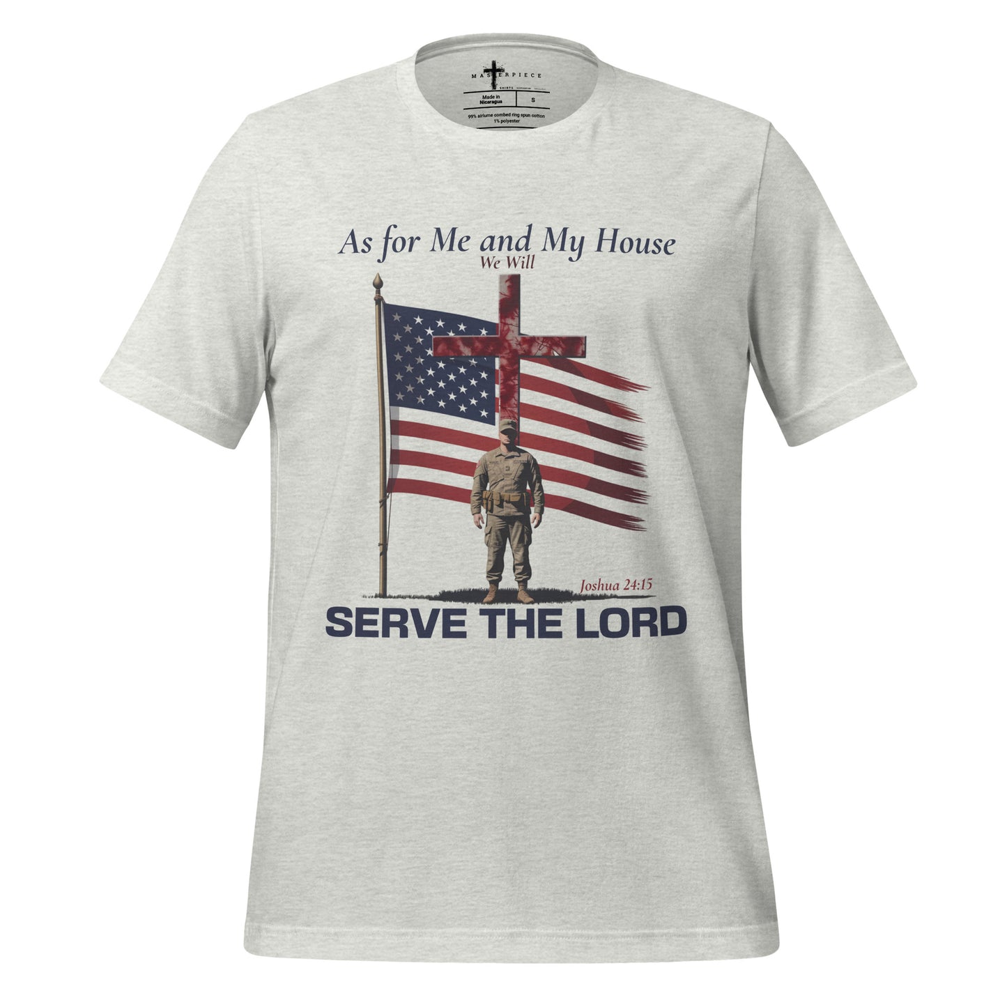 As For Me and My House  Christian Bible Verse T-Shirt