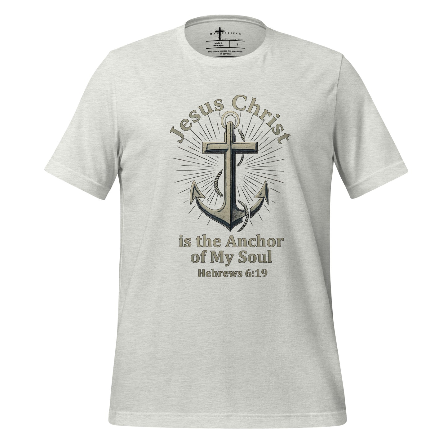  Jesus Christ is the Anchor of my soul Christian T-shirt  Hebrews 6:19