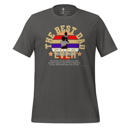 Best Dad Ever  Christian Bible Verse T-Shirt