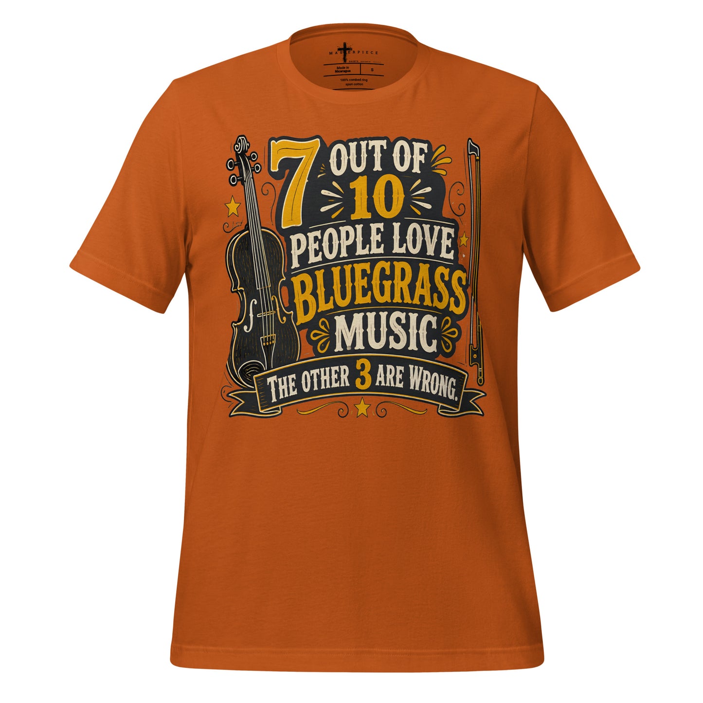 7 out of 10 Love Bluegrass - MasterPiece Shirts