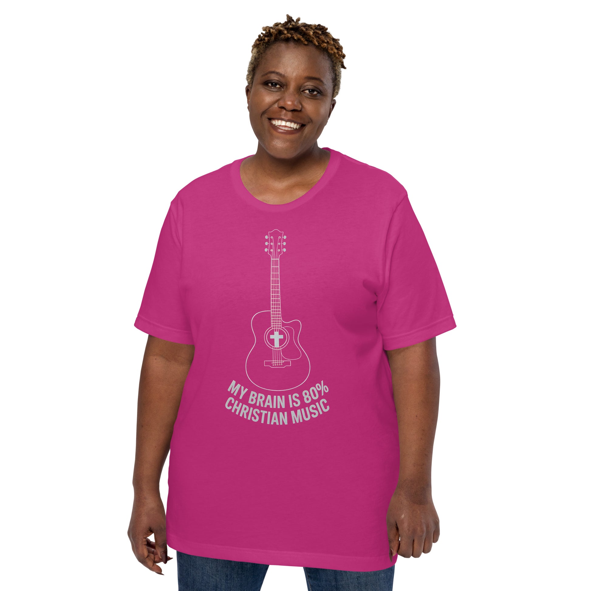 My Brain is 80%  Christian Bible Verse Music  Christian Bible Verse T-Shirt