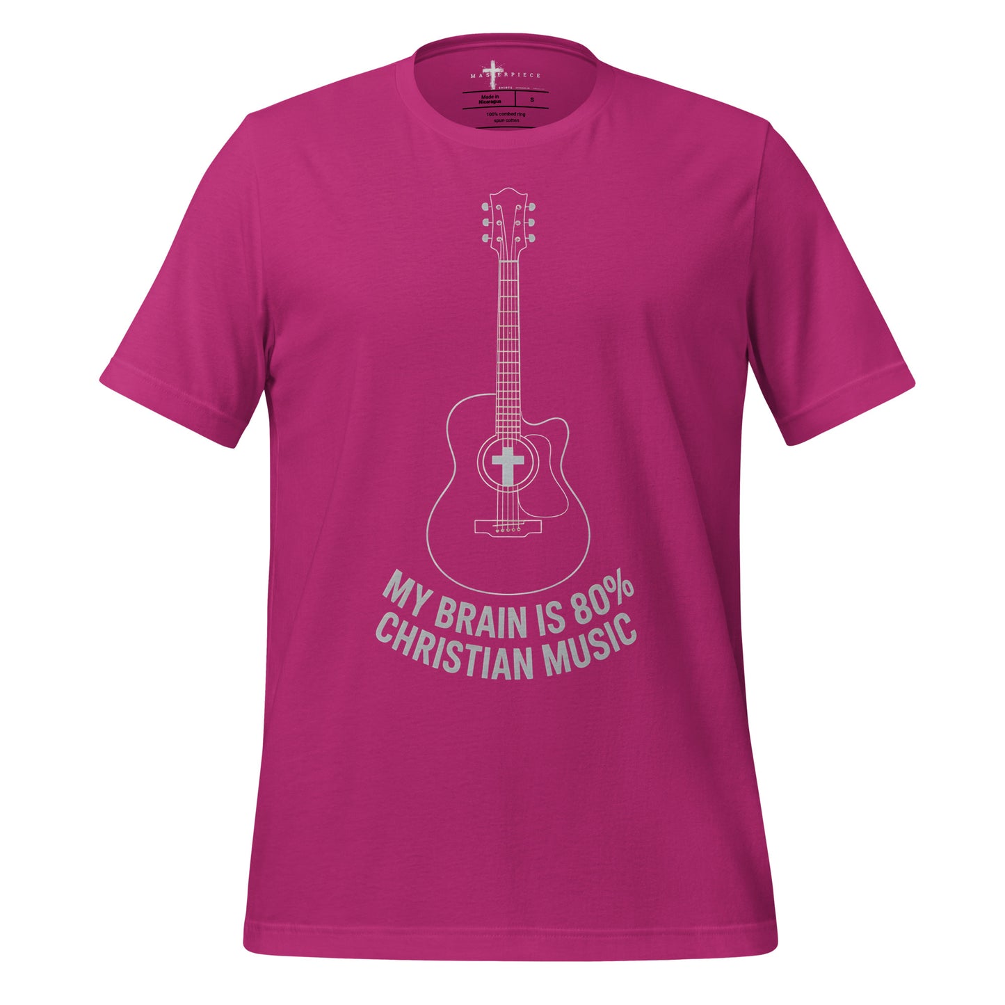 My Brain is 80%  Christian Bible Verse Music  Christian Bible Verse T-Shirt