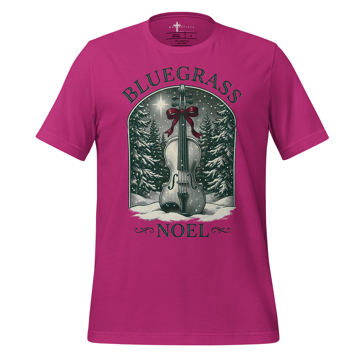 Bluegrass Noel Fiddle/Violin - MasterPiece Shirts
