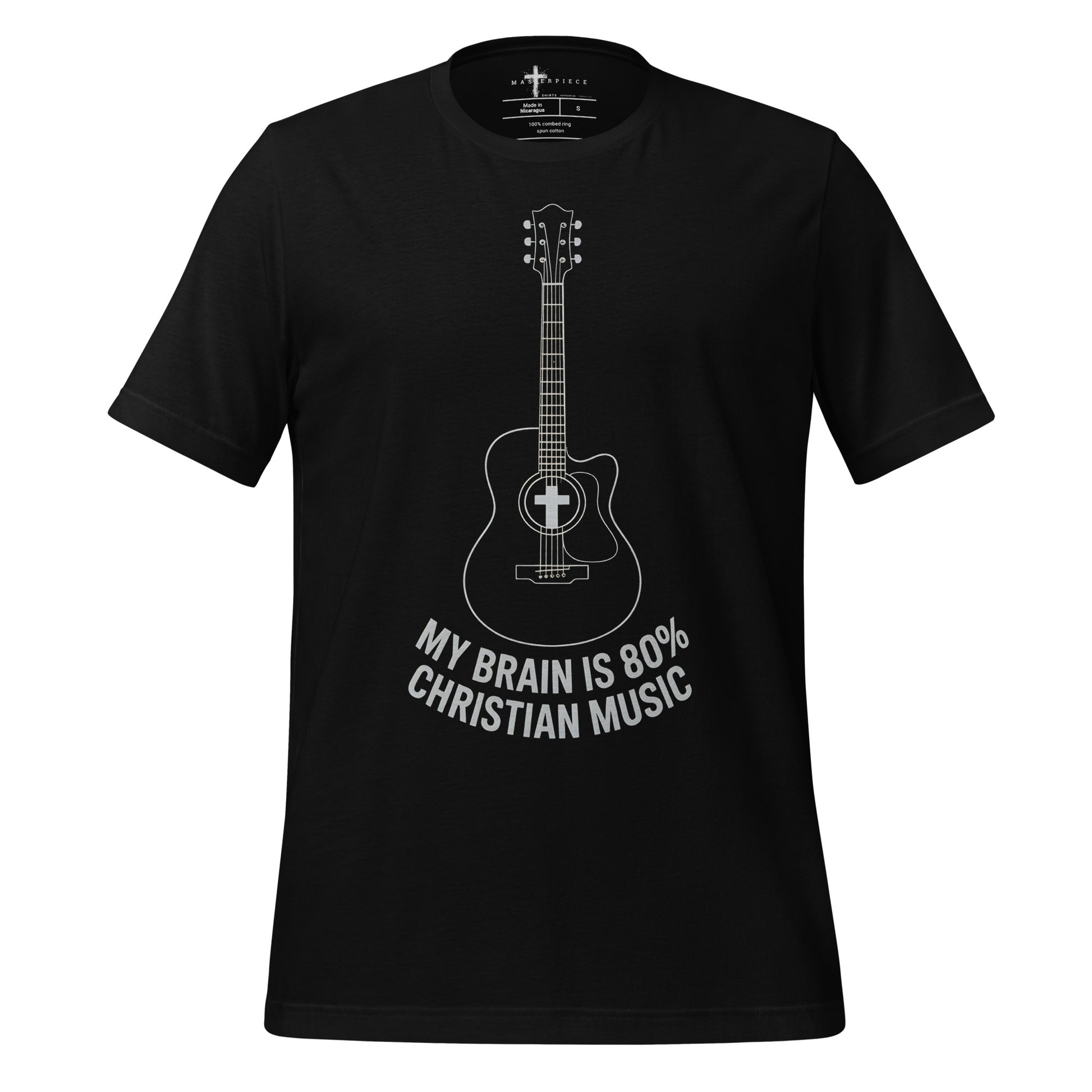 My Brain is 80%  Christian Bible Verse Music  Christian Bible Verse T-Shirt