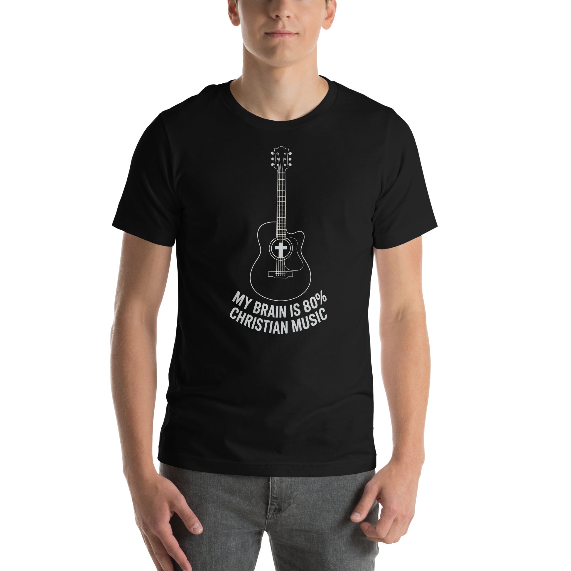 My Brain is 80%  Christian Bible Verse Music  Christian Bible Verse T-Shirt