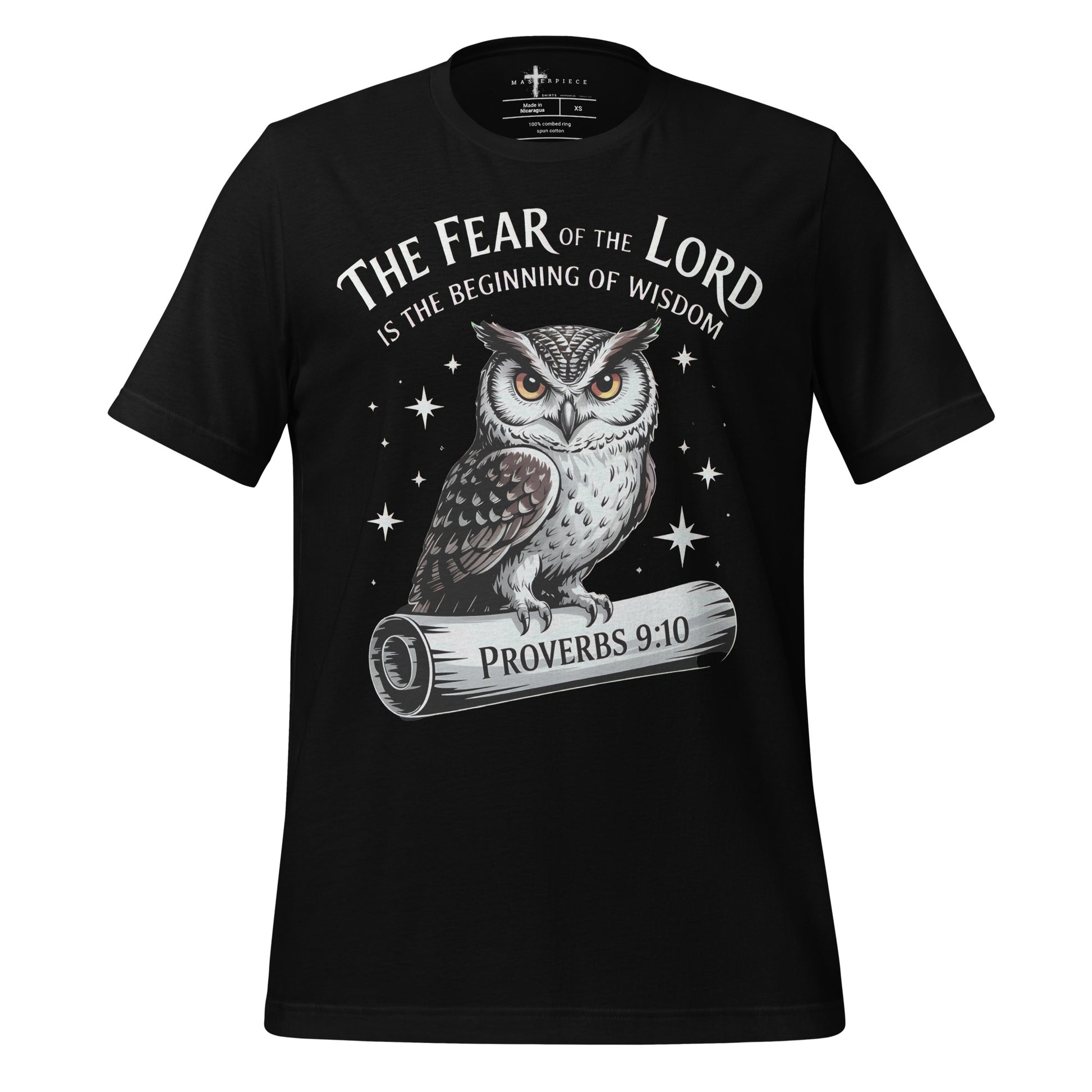 The Fear of the LORD is the beginning of wisdom  Christian Bible Verse T-Shirt