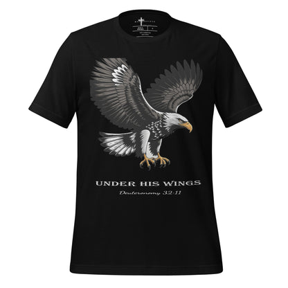 Under His Wings  Christian Bible Verse T-Shirt