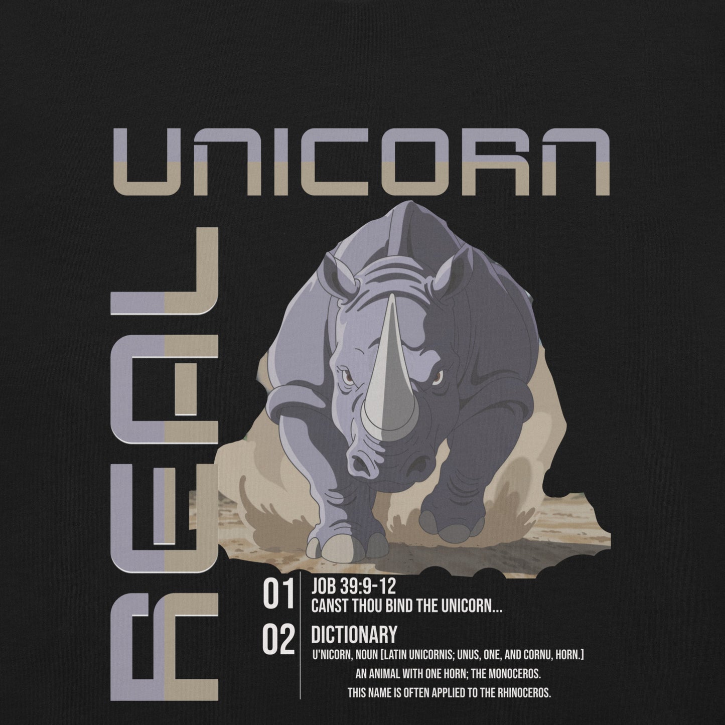 Real Unicorn  Christian Bible Verse T-Shirt