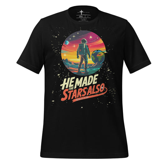 He Made The Stars Also  Christian Bible Verse T-Shirt