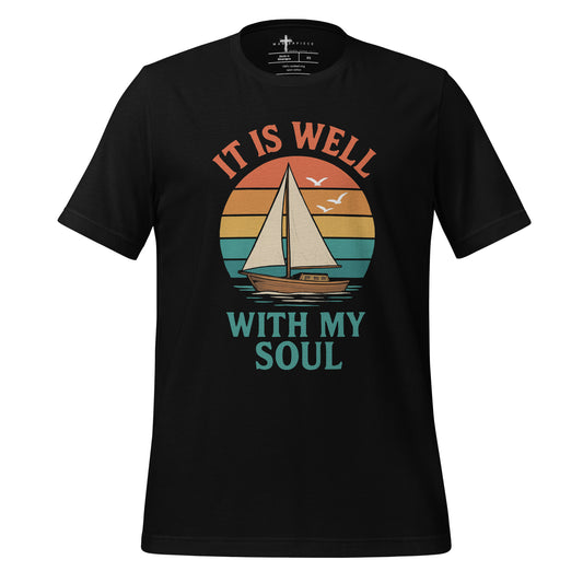 It Is Well With My Soul  Christian Bible Verse T-Shirt