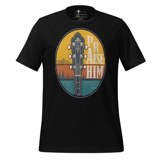 Praise Him Guitar - Black - MasterPiece Shirts
