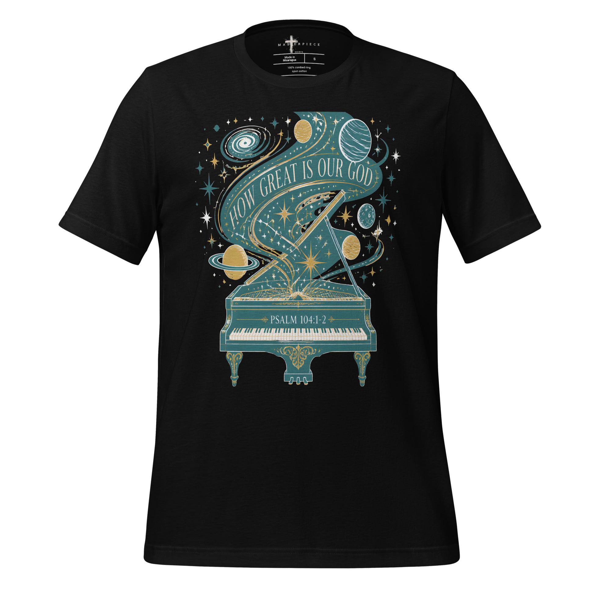 How Great is our God Piano - Black - MasterPiece Shirts