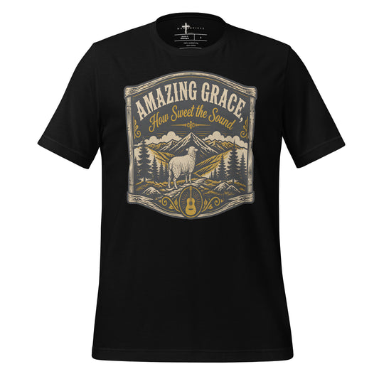 Amazing Grace How Sweet the Sound - Black - MasterPiece Shirts